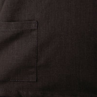 Блуза из хлопка мужская, черная