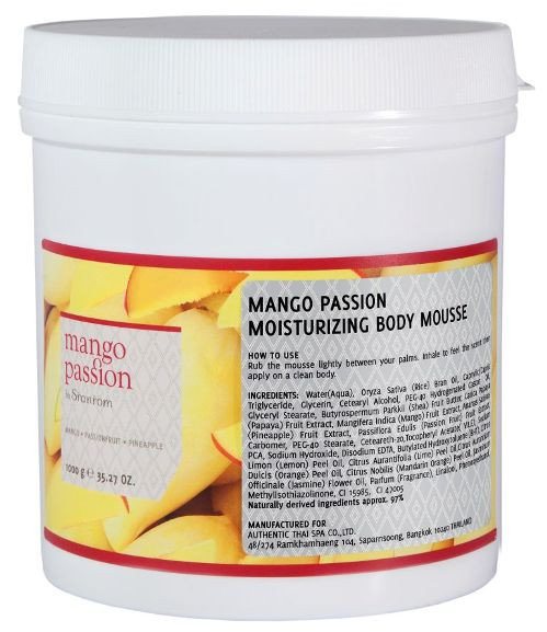 SRANROM Мусс для тела Страстное манго, 1000 гр