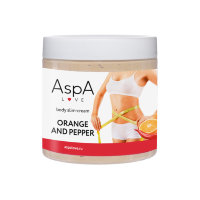 Массажный крем для тела разогревающий Апельсин и Перец AspA Love 500г