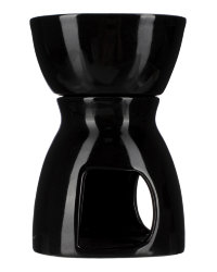 Аромалампа со съемной чашей для подогрева масла, крема (черная)