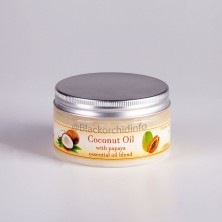 Кокосовое рафинированное масло для массажа, аромат Папайя Aroma-SPA, 250 гр.