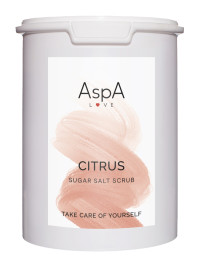 Скраб сахарно-соляной для тела Цитрус AspA Love 1000 гр