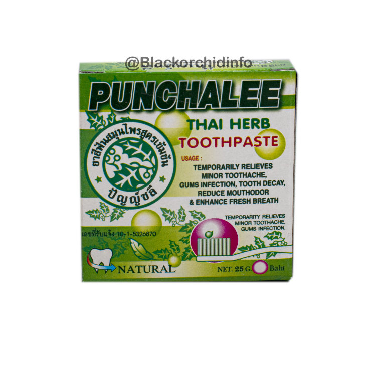 Органическая зубная паста Панчале с тайскими травами (круглая) Panchalee, 25 гр.