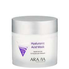 Крем-маска суперувлажняющая Hyaluronic Acid Mask, "ARAVIA Professional", 300 мл.