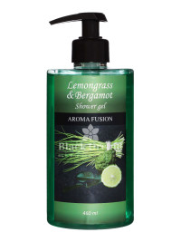 Гель для душа Лемонграсс и бергамот 500мл, Арома Фьюжн AROMA FUSION  1