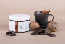 Крем-маска стимулирующая Горячий Шоколад с Корицей для тела ВЕЛИНИЯ, 100 мл.