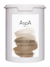 Скраб сахарно-соляной для тела Шоколад AspA Love 1000 гр 