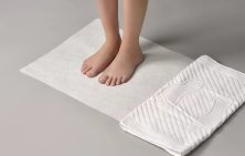 Коврик Спанбонд (белый р-р 45х60, 80 г/кв.м) Чистовье, 100 шт.