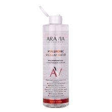 Мицеллярная вода с гиалуроновой кислотой Hyaluronic Micellar Water, "ARAVIA Laboratories", 520 мл