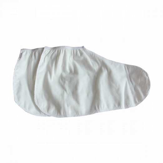 Носки для парафинотерапии утолщённые Спанлейс белый 1 пара/уп, 1-touch
