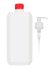 Бутылка с дозатором и крышкой для мыла, шампуня, масла 1000 мл