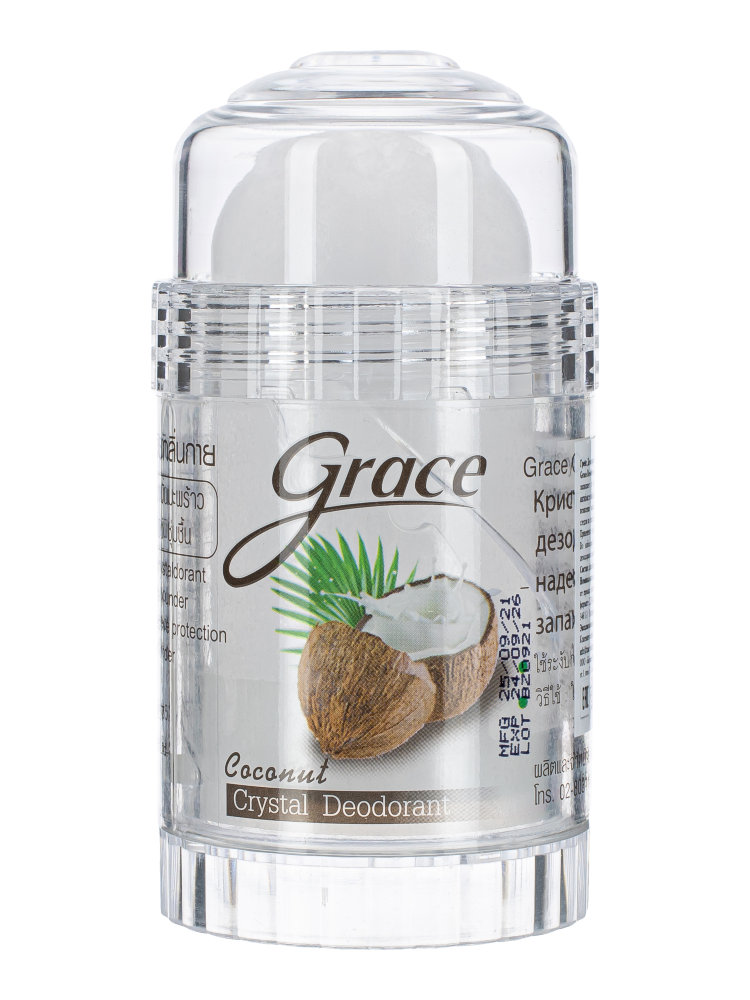 Дезодорант Grace кристаллический (Grece deodorant Coconut) КОКОСОВЫЙ 120 гр