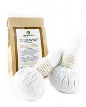 Травяной мешочек для массажа лица Жасминовый сад Herbolica, 30 гр. (d - 4,5 см)