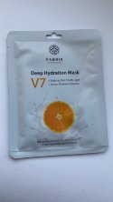 Маска для лица тканевая серия V7 витаминная с экстрактом апельсина Fabrik