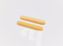 Губки прессованные гладкие латекс Чистовье, (12 шт/уп , d-7 см, желтый)