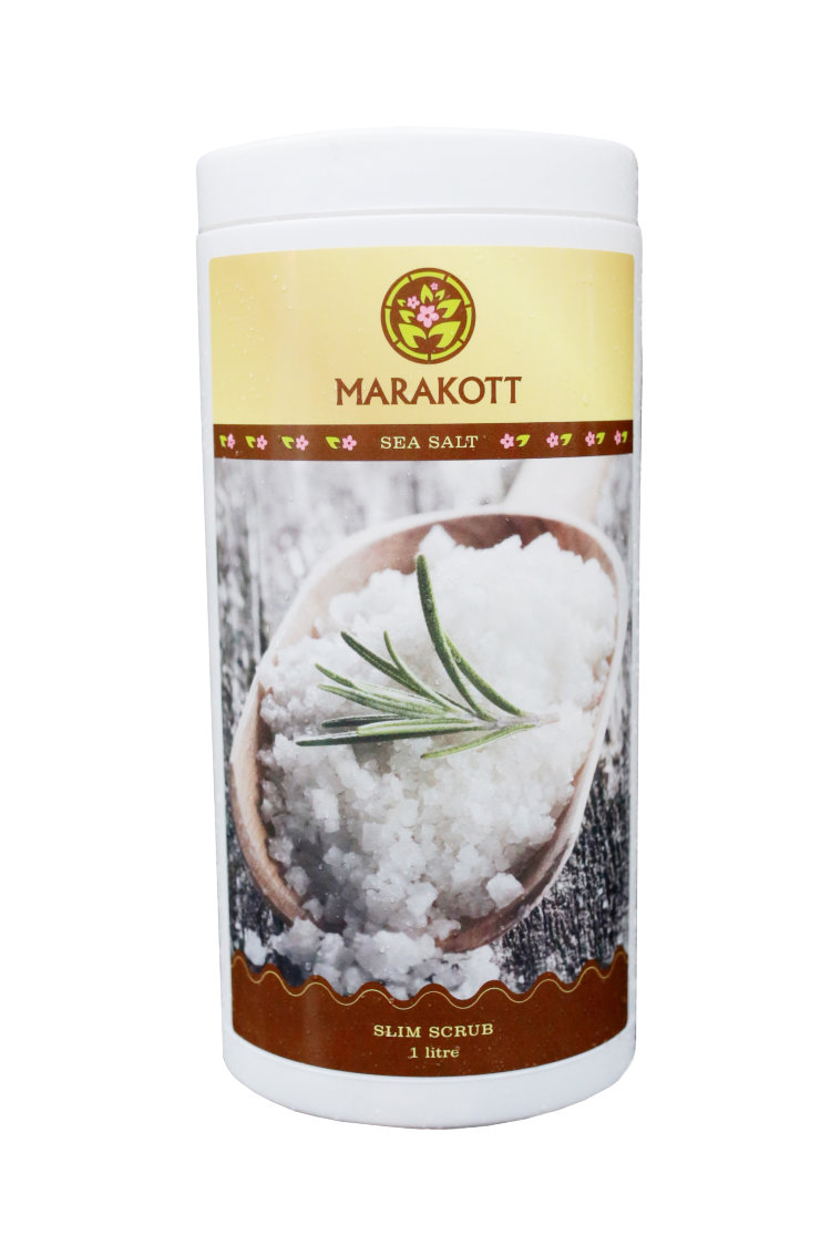 Соль косметическая (сухой соляной скраб) MARAKOTT, 1 кг.