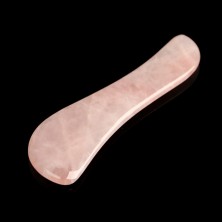 Скребок Гуа Ша Шпатель (розовый кварц)