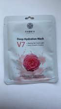 Маска для лица тканевая серия V7 витаминная с экстрактом розы Fabrik