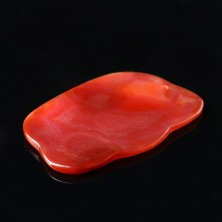 Скребок гуаша Корона Сердолик
