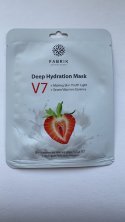 Маска для лица тканевая серия V7 витаминная с экстрактом клубники Fabrik