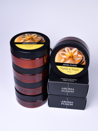 Скраб сахарно-соляной Дерево-Ваниль 150 г  Арома Фьюжн AROMA FUSION 