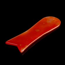 Скребок Гуа Ша Рыбка (сердолик)