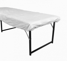 Чехол на кушетку на резинке спанбонд (белый, р-р 90х200) Чистовье, 10 шт.