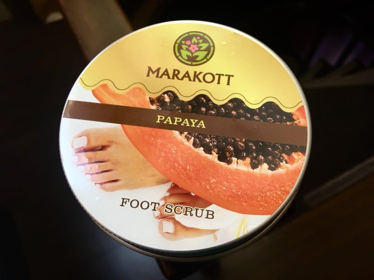 MARAKOTT Кремовый скраб для ног Папайя  (Foot scrub Papaya), 500мл