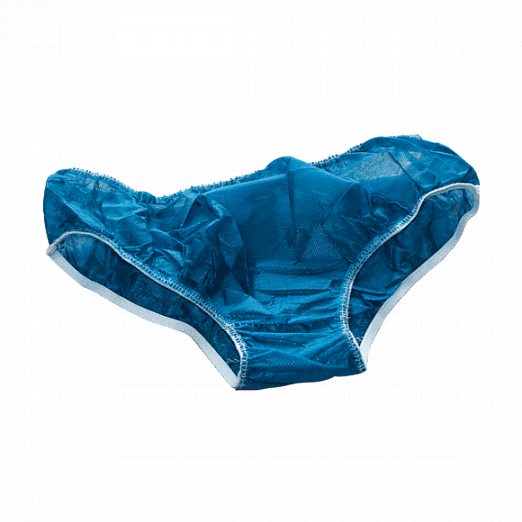 Трусы мужские плавки Спанбонд размер 46-48 Синий 10 шт/уп, 1-touch