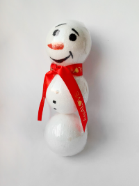 Новогодний подарок для детей - набор бомбочек для ванны "Снеговик" от Aspa love