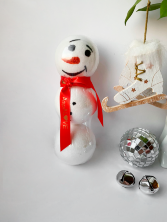 Новогодний подарок для детей - набор бомбочек для ванны "Снеговик" от Aspa love