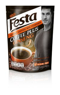 Напиток растворимый кофейный напиток с женьшенем «FESTA Coffee Plus Ginseng» 10*12 гр. 