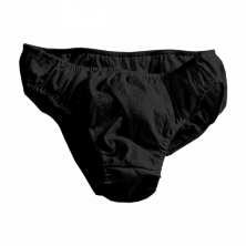 Трусы мужские плавки Спанбонд размер 50-52 Черный 10 шт/уп, 1-touch  (индивидуальная упаковка)