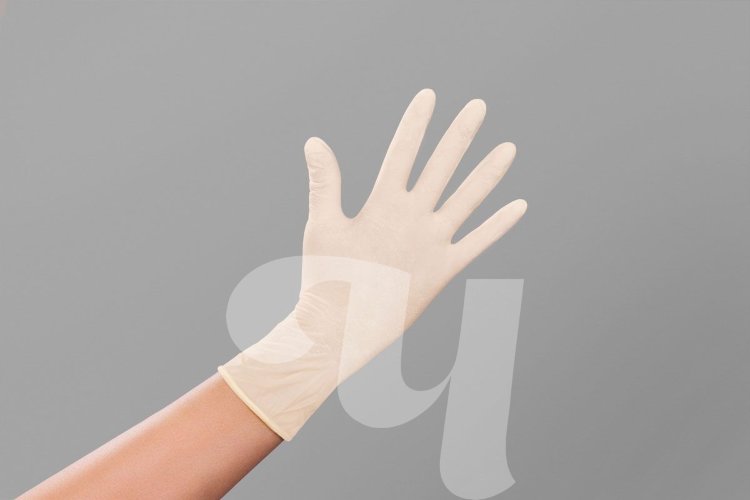 Перчатки латексные опудренные Safe&Care (белые, р-р L) Чистовье, 100 шт.
