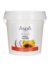 Кокосовое рафинированное масло для массажа Папайя AspA Love, 900 гр