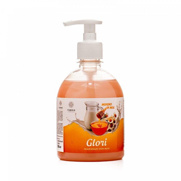 Fabrik «Glori» Жидкое мыло "Молоко и мед" Fabrik cosmetology