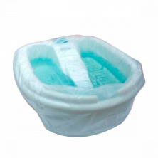 Пакет для педикюрных ванн прозрачный полиэтилен, 50х50+20см, стандарт 100 шт/уп, 1-touch