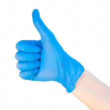 Перчатки нитриловые NitriMax голубые L 100 шт/уп (50 пар)