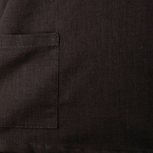 Блуза из хлопка мужская, черная