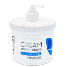 Крем для ног "Super Moisture" от натоптышей с мочевиной, "ARAVIA Professional", 550 мл.
