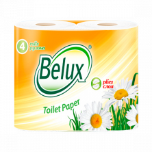 Туалетная бумага "Belux" 1-touch 4 шт/уп