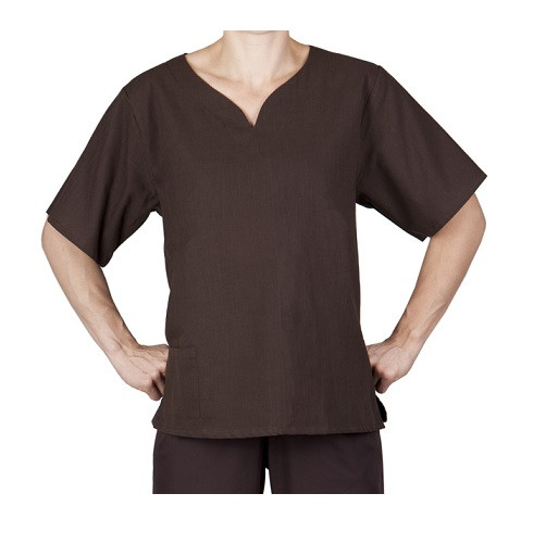 Блуза хирургическая черная (хлопок)