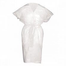 Халат "Кимоно" SMS Люкс Белый без рукавов 10 шт/уп, 1-touch