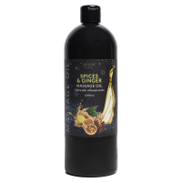 Массажное масло Пряные Специи и Имбирь  1000 мл, СПА№1 спа номер 1