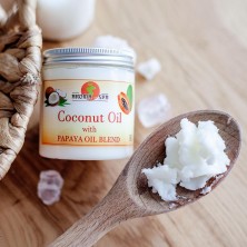 Кокосовое рафинированное масло для массажа Папайя Aroma-SPA, 900 гр.