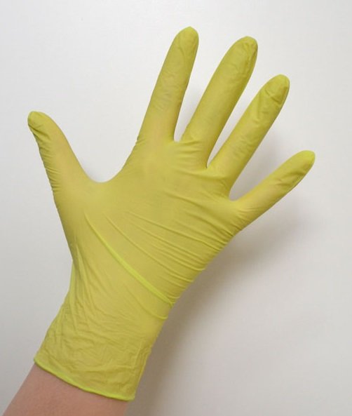 Перчатки нитриловые Safe&Care Чистовье М 100 шт 20% TN 327 лайм