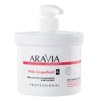 Крем для тела увлажняющий лифтинговый Pink Grapefruit, "ARAVIA Organic", 550 мл.