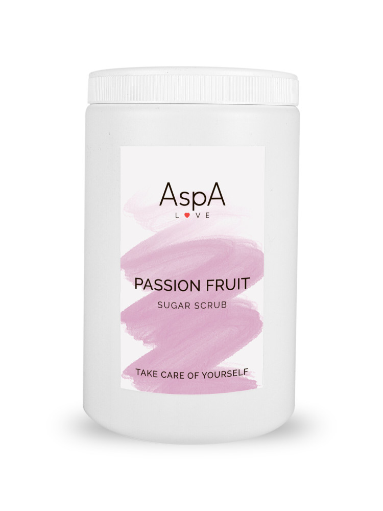 Скраб сахарный для тела Маракуйя AspA Love 1000 гр 