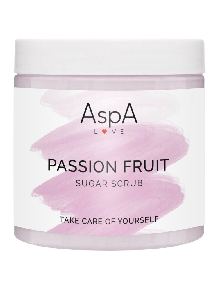 Скраб сахарный для тела Маракуйя, AspA Love 500 г