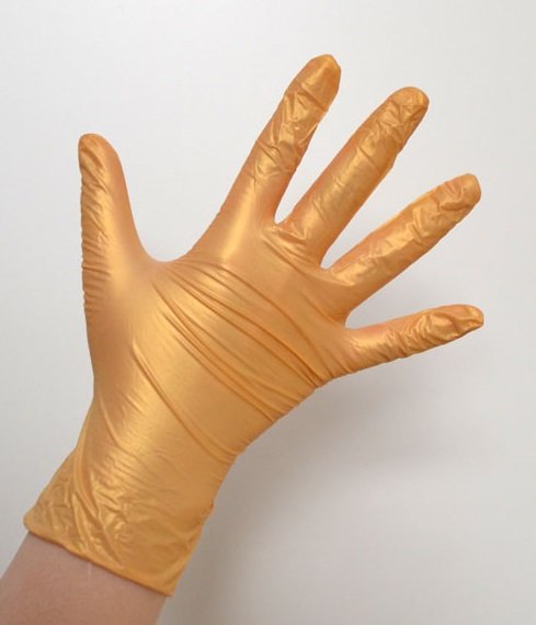 ВиО Перчатки нитриловые Safe&Care Чистовье XL 100 шт 20% TN 383 золотистые